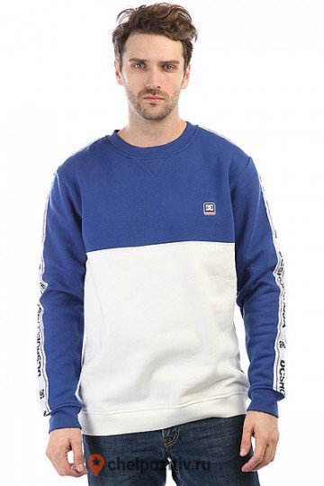 Свитшот мужской DC SHOES KEALEY CREW M OTLR WBB0 SNOW WHITE